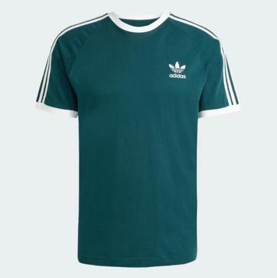  아디다스 아디컬러 클래식 3스트라이프 티셔츠 JY1374 Aurora Ivy White DOM