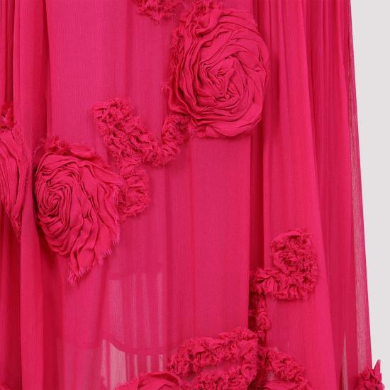 26SS 드리스 반 노튼 롱 원피스 2610110323376 304 FUCHSIA - DRIES VAN NOTEN