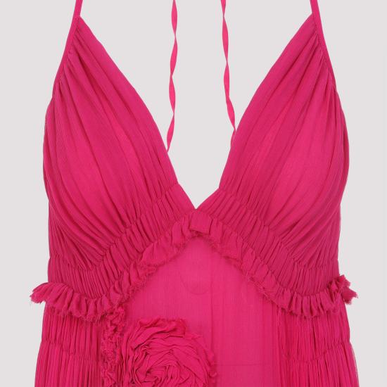 26SS 드리스 반 노튼 롱 원피스 2610110323376 304 FUCHSIA - DRIES VAN NOTEN