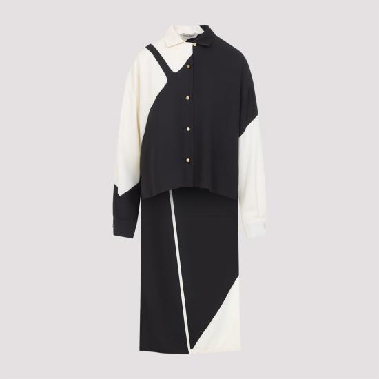 26SS 알베르타 페레티 블라우스 A02220151 1555 FANTASIA NERO - ALBERTA FERRETTI