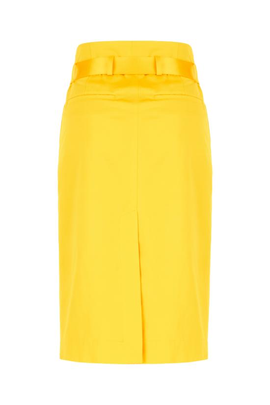 26SS 드리스 반 노튼 미디 스커트 2610108513304 202 YELLOW - DRIES VAN NOTEN