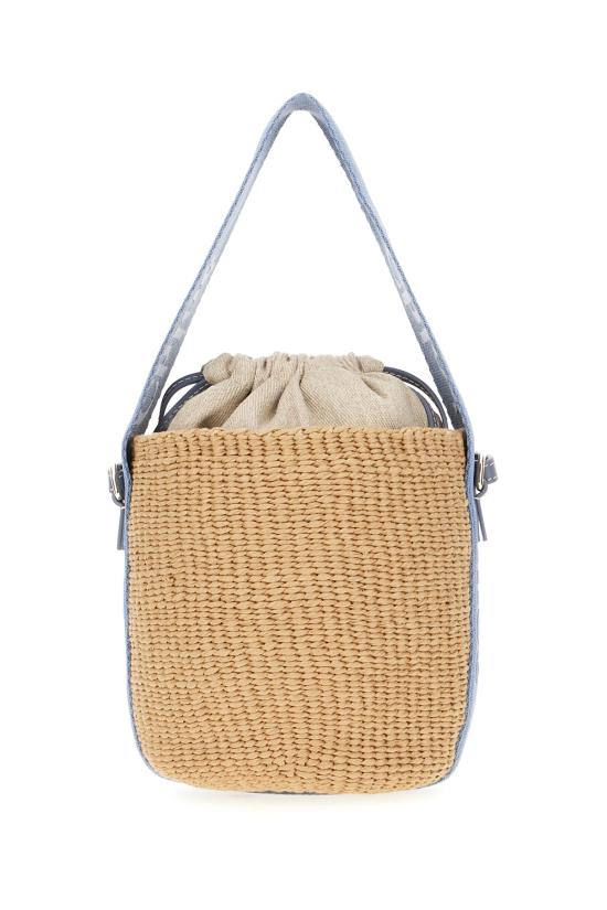 26SS 끌로에 우디 스몰 바스켓백 CHC23AS381L18 44J ASHES BLUE - CHLOE