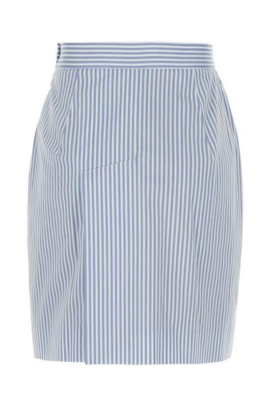 26SS 비비안웨스트우드 미디 스커트 1K010030W01FL K202 BLUE WHITE - VIVIENNE WESTWOOD