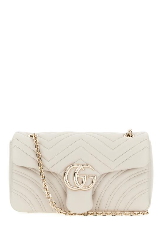 26SS 구찌 GG 마몽 미디엄 숄더백 837267AAE38 1712 Ghiaccio