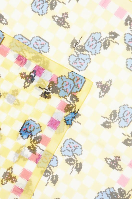 26SS 비비안웨스트우드 머플러/스카프 81030159W01HG E401 YELLOW BLUE ROSE - VIVIENNE WESTWOOD