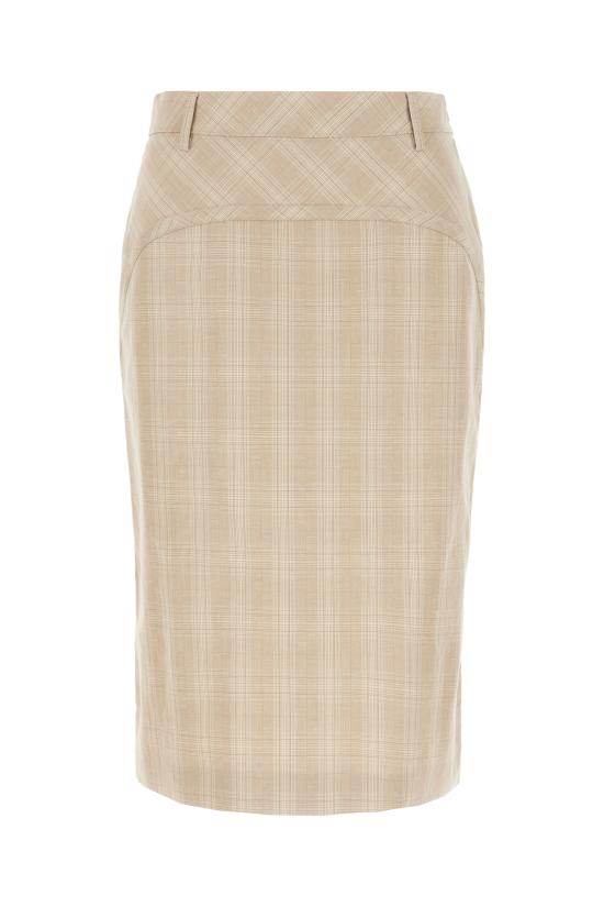 26SS 아이스 비 아이스버그 미디 스커트 C0410288 QA81 QUADRO FONDO BEIGE