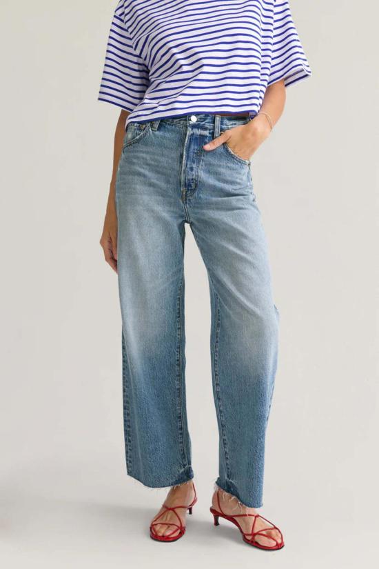  피스톨라 데님 팬츠 테이트 크롭 진 데님 - PISTOLA