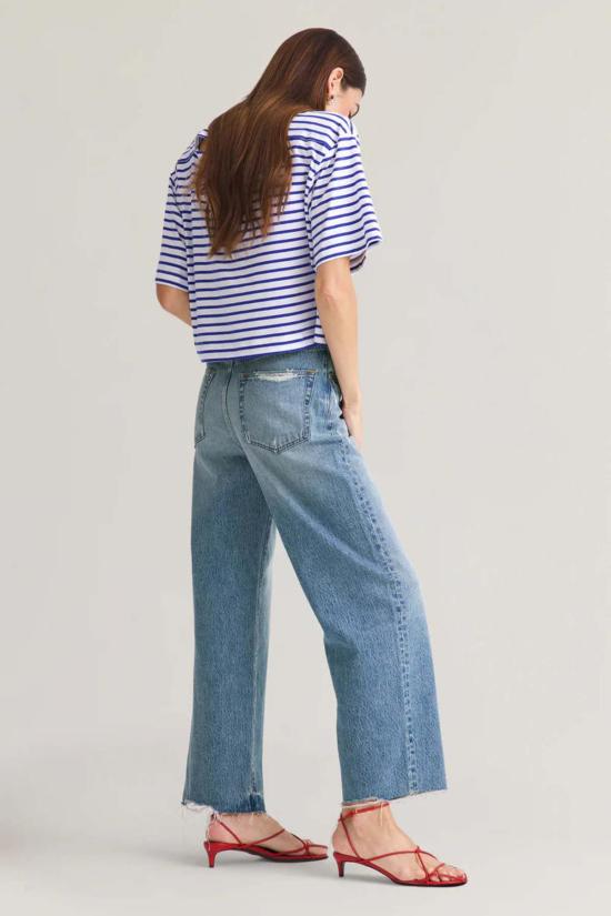  피스톨라 데님 팬츠 테이트 크롭 진 데님 - PISTOLA