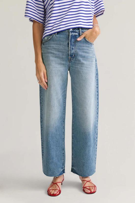  피스톨라 데님 팬츠 테이트 크롭 진 데님 - PISTOLA