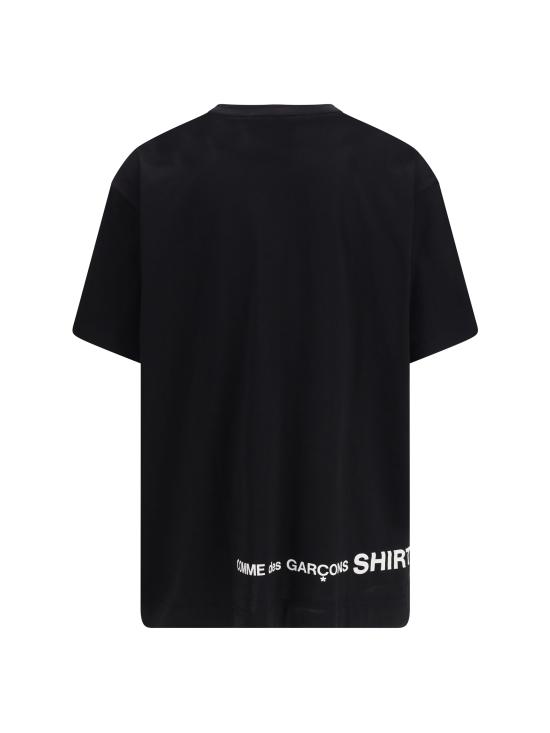 26SS 꼼데가르송 반팔 티셔츠 FQT008S26 1 BLACK - COMME DES GARCONS