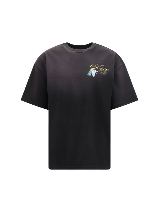 26SS 아미리 반팔 티셔츠 AMTOJR1057 001 BLACK