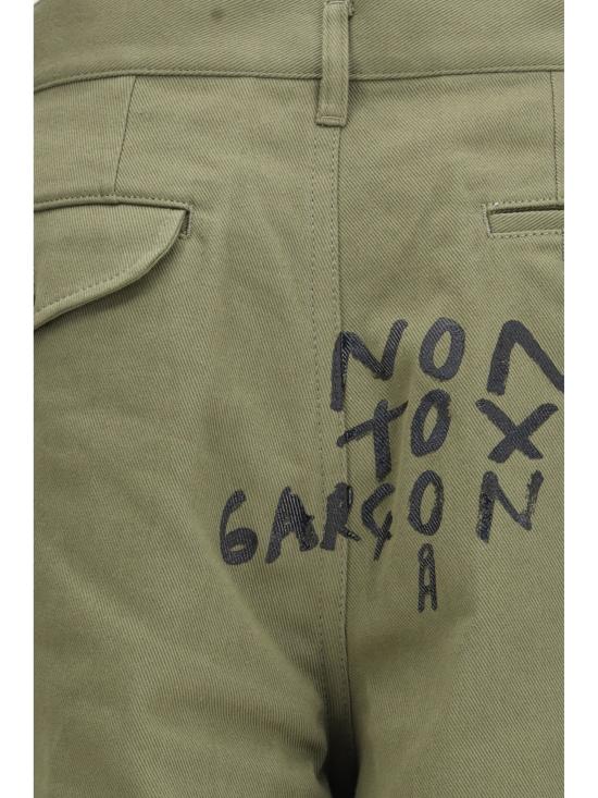 26SS 꼼데가르송 스트레이트 팬츠 FQP504S26 2 KHAKI - COMME DES GARCONS