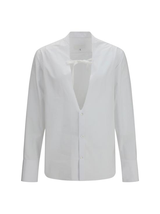 26SS 마르지엘라 긴팔 셔츠 S67DT0031S43001 100 WHITE