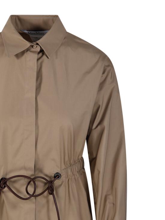 26SS 막스마라 Tazzina 드로스트링 셔츠 2611111052600 006 VERDE KAKI - MAX MARA