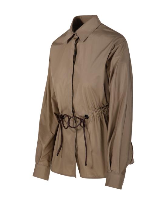 26SS 막스마라 Tazzina 드로스트링 셔츠 2611111052600 006 VERDE KAKI - MAX MARA