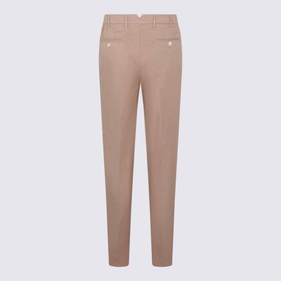  브루넬로 쿠치넬리 팬츠 다크 베이지 코튼  쿠키 - BRUNELLO CUCINELLI