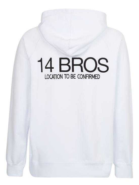  14 브로스 후드 티셔츠 12672A3 063B10 001 White - 14 BROS