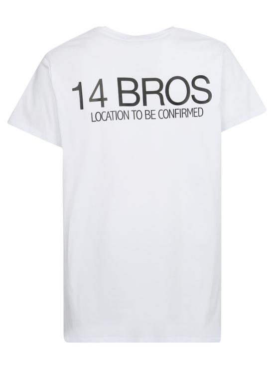  14 브로스 반팔 티셔츠 12679A3 062B14 001 White - 14 BROS