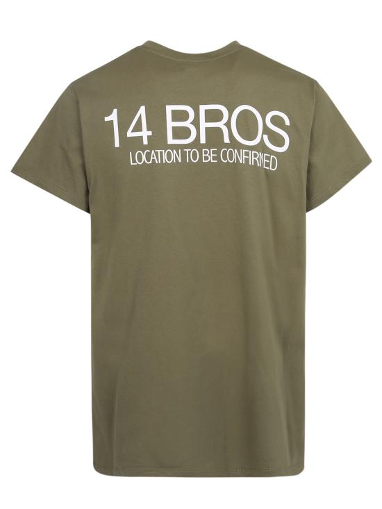  14 브로스 반팔 티셔츠 12679A3 062B14 702 Green - 14 BROS