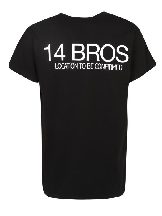  14 브로스 반팔 티셔츠 12679A3 062B14 900 Black - 14 BROS
