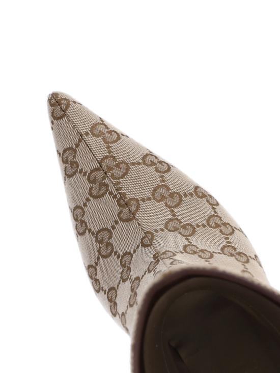 26SS 구찌 GG 캔버스 밤쉘 부츠 865623 FAFWD 9611 Beige - GUCCI