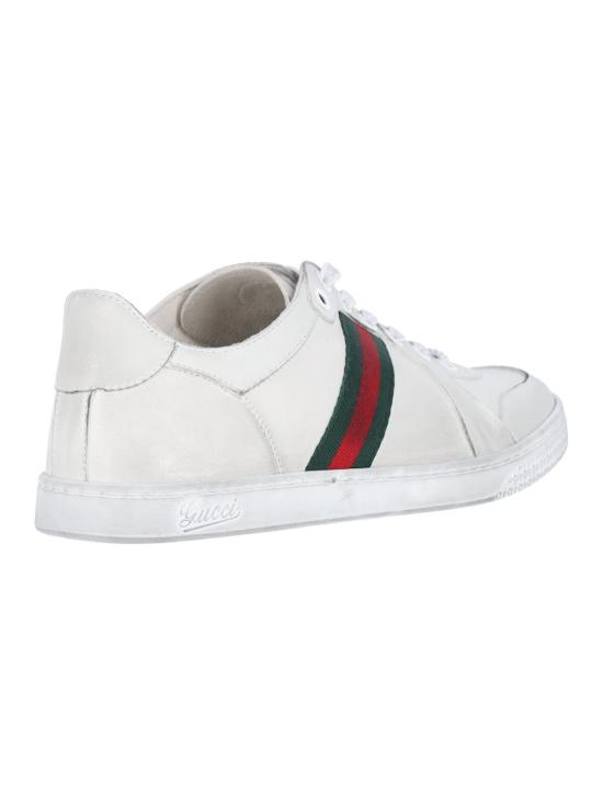 26SS 구찌 스트레치 로우탑 스니커즈 865056 AAGFF 9099 White - GUCCI