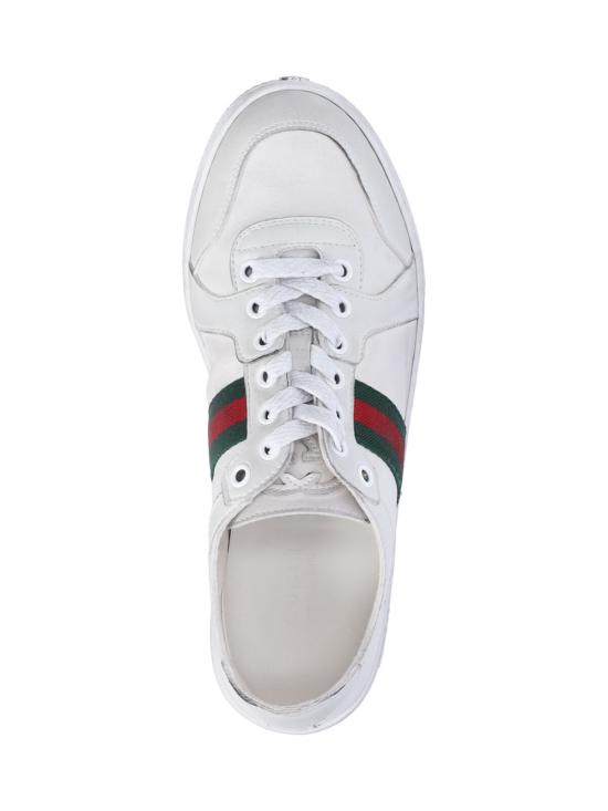 26SS 구찌 스트레치 로우탑 스니커즈 865056 AAGFF 9099 White - GUCCI