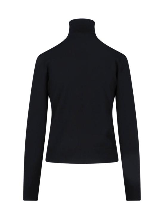 26SS 구찌 자수 울 니트 터틀넥 860442 XKFG7 1043 Black - GUCCI