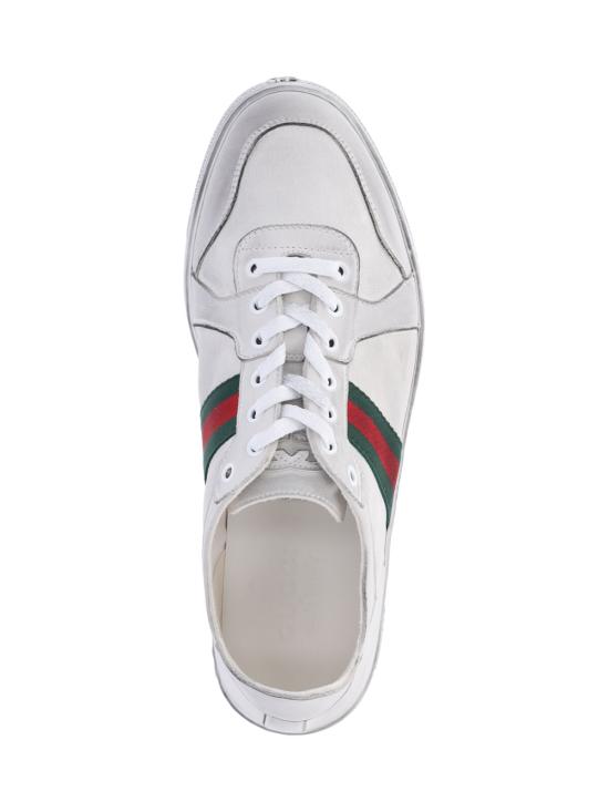 26SS 구찌 스트레치 로우 탑 스니커즈 864140 AAGFF 9099 White - GUCCI