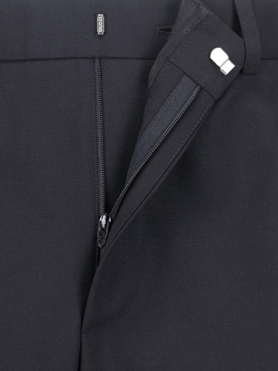 26SS 구찌 스트레이트 팬츠 864053 ZAUP6 1000 Black - GUCCI