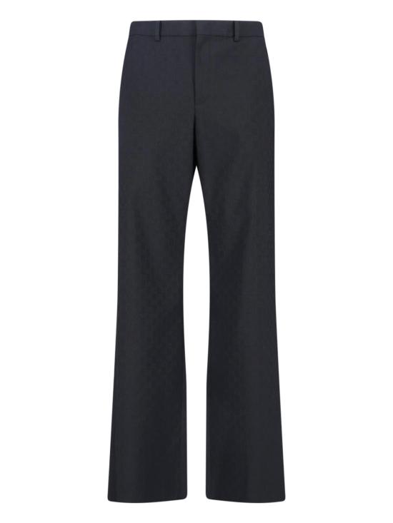 26SS 구찌 GG 울 팬츠 864053 ZAUUC 1000 Black