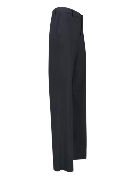 26SS 구찌 GG 울 팬츠 864053 ZAUUC 1000 Black - GUCCI