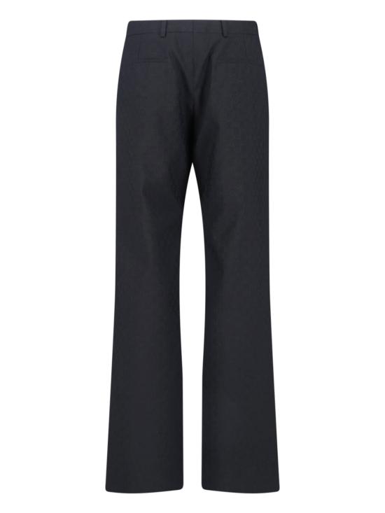 26SS 구찌 GG 울 팬츠 864053 ZAUUC 1000 Black - GUCCI