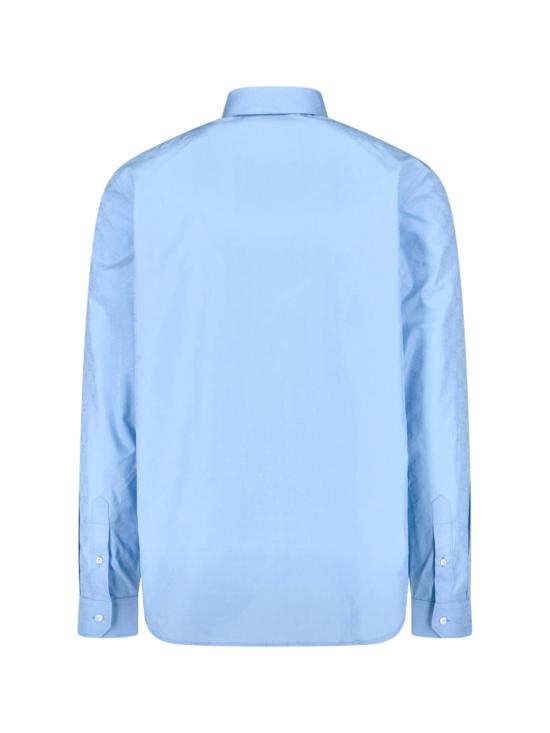 26SS 구찌 GG 코튼 포플린 셔츠 860785 ZAUO8 4774 Blue - GUCCI