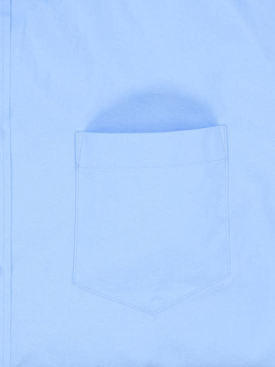 26SS 구찌 GG 코튼 포플린 셔츠 860785 ZAUO8 4774 Blue - GUCCI