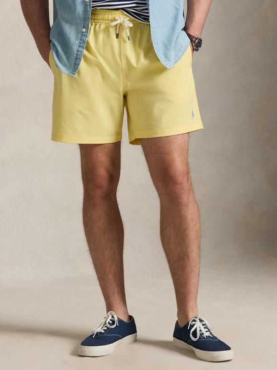 26SS 폴로 랄프로렌 포니 자수 스윔 쇼츠 710957782 504 YELLOW - POLO RALPH LAUREN