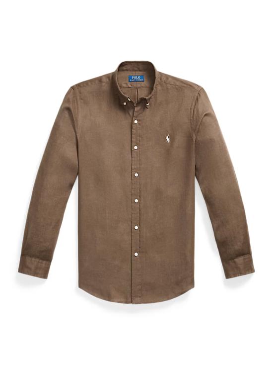 26SS 폴로 랄프로렌 긴팔 셔츠 710968915 500 BROWN