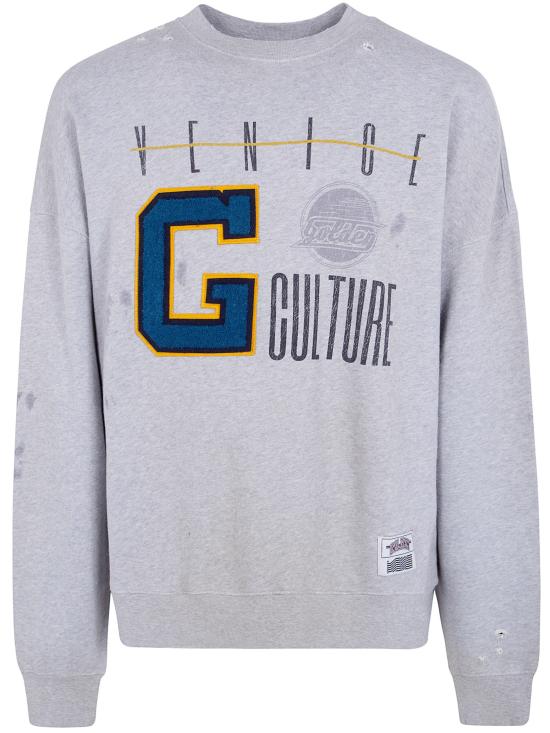 26SS 골든구스 긴팔 티셔츠 GUP02175 P002409 60513 60513 ALLUMINIUM MELANGE GRAY