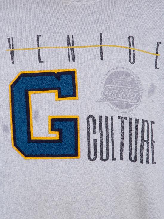 26SS 골든구스 긴팔 티셔츠 GUP02175 P002409 60513 60513 ALLUMINIUM MELANGE GRAY - GOLDEN GOOSE