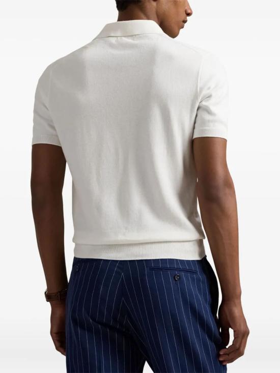 26SS 폴로 랄프로렌 스웨터 710 980 682 005 DECKWASH WHITE WITH NAVY - POLO RALPH LAUREN