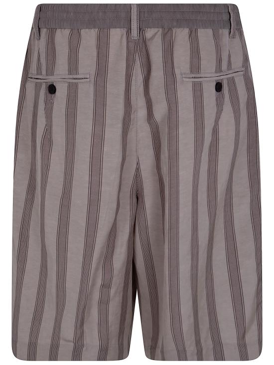 26SS 엠포리오 아르마니 숏팬츠 EM005874 AF13812 F6216 BEIGE STRIPES LINEN - EMPORIO ARMANI