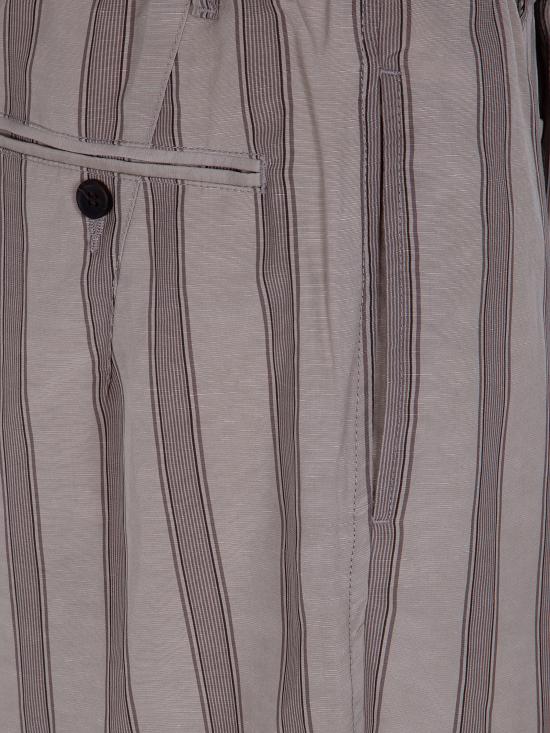 26SS 엠포리오 아르마니 숏팬츠 EM005874 AF13812 F6216 BEIGE STRIPES LINEN - EMPORIO ARMANI