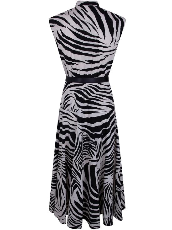 26SS 막스마라 스튜디오 롱 원피스 2616221142600 001 ZEBRA PRINT - MAX MARA STUDIO