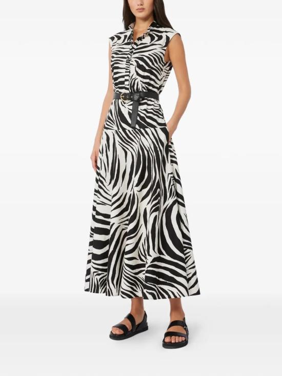26SS 막스마라 스튜디오 롱 원피스 2616221142600 001 ZEBRA PRINT - MAX MARA STUDIO