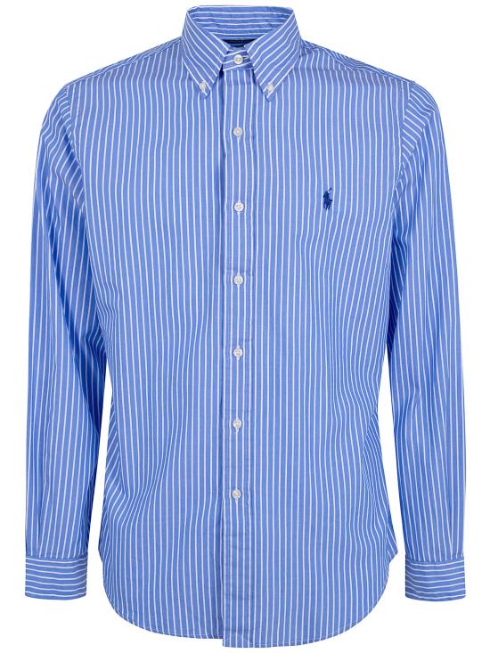 26SS 폴로 랄프로렌 긴팔 셔츠 710 B15 595 005 MEDIUM BLUE WHITE