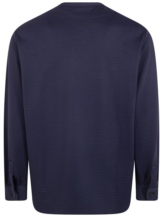 26SS 엠포리오 아르마니 긴팔 셔츠 EM005464 AF22051 U8139 NAVY - EMPORIO ARMANI
