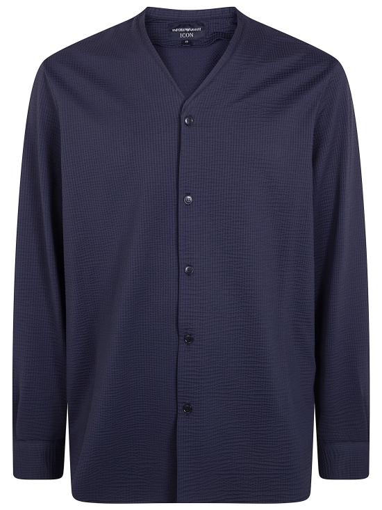 26SS 엠포리오 아르마니 긴팔 셔츠 EM005464 AF22051 U8139 NAVY