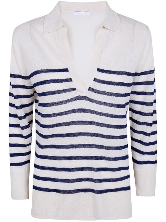 26SS 마제스틱필라쳐 폴로 티셔츠 K264 FP0044 1113 BLUE - MAJESTIC FILATURES