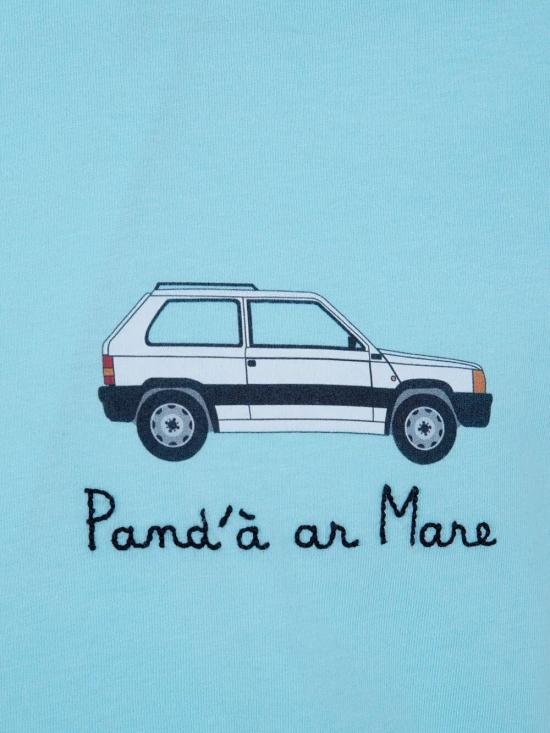 26SS 세인트바쓰 반팔 티셔츠 POT0001 04515L 56 LIGHT BLUE EMBROIDERED - MC2 SAINT BARTH