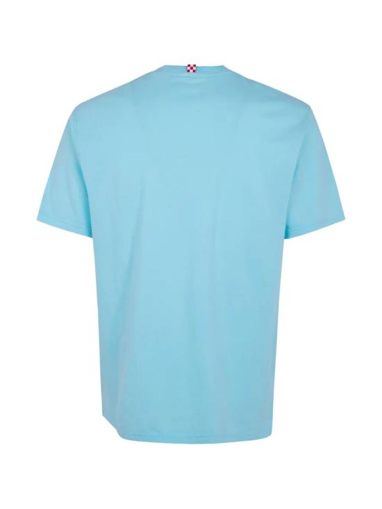26SS 세인트바쓰 반팔 티셔츠 POT0001 04515L 56 LIGHT BLUE EMBROIDERED - MC2 SAINT BARTH